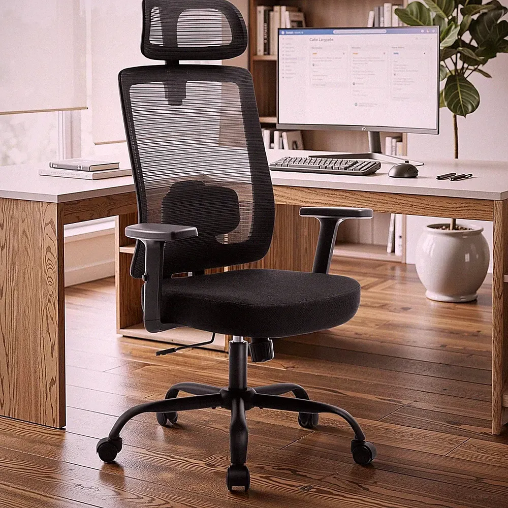 Ergonomic High Back Mesh Office Chair with Headrest & Lumbar Support