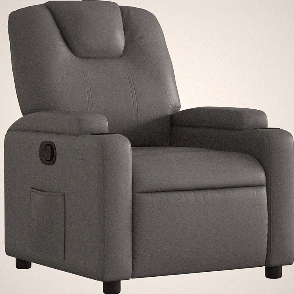 Recliner Chair Wingback Reclining Sofa Seating Furniture Faux Leather vidaXL
